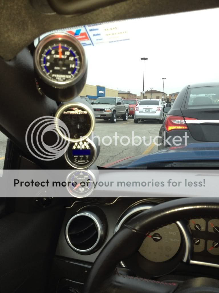 Triple pillar gauge pod The Mustang Source Ford Mustang Forums